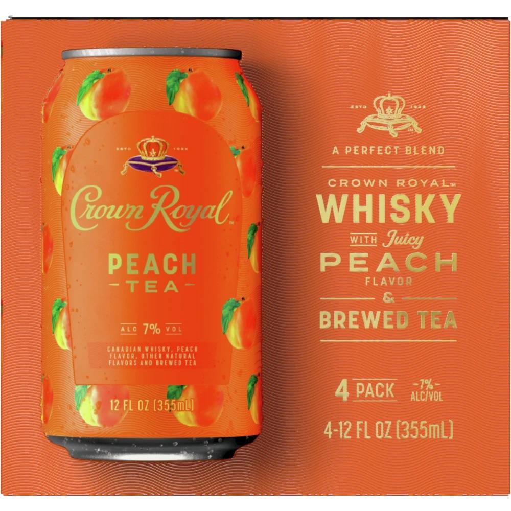 Crown Royal Peach Tea Canned Cocktails Crown Royal 