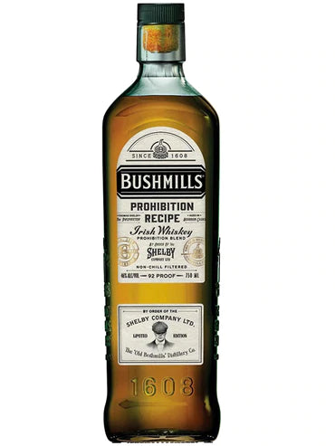 Bushmills Peaky Blinders Prohibition Recipe Irish whiskey Bushmills 