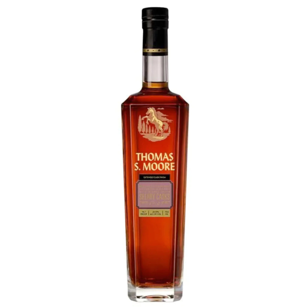 Thomas S. Moore Extended Cask Finish Bourbon Finished In Sherry Casks Kentucky Straight Bourbon Whiskey Thomas S. Moore 