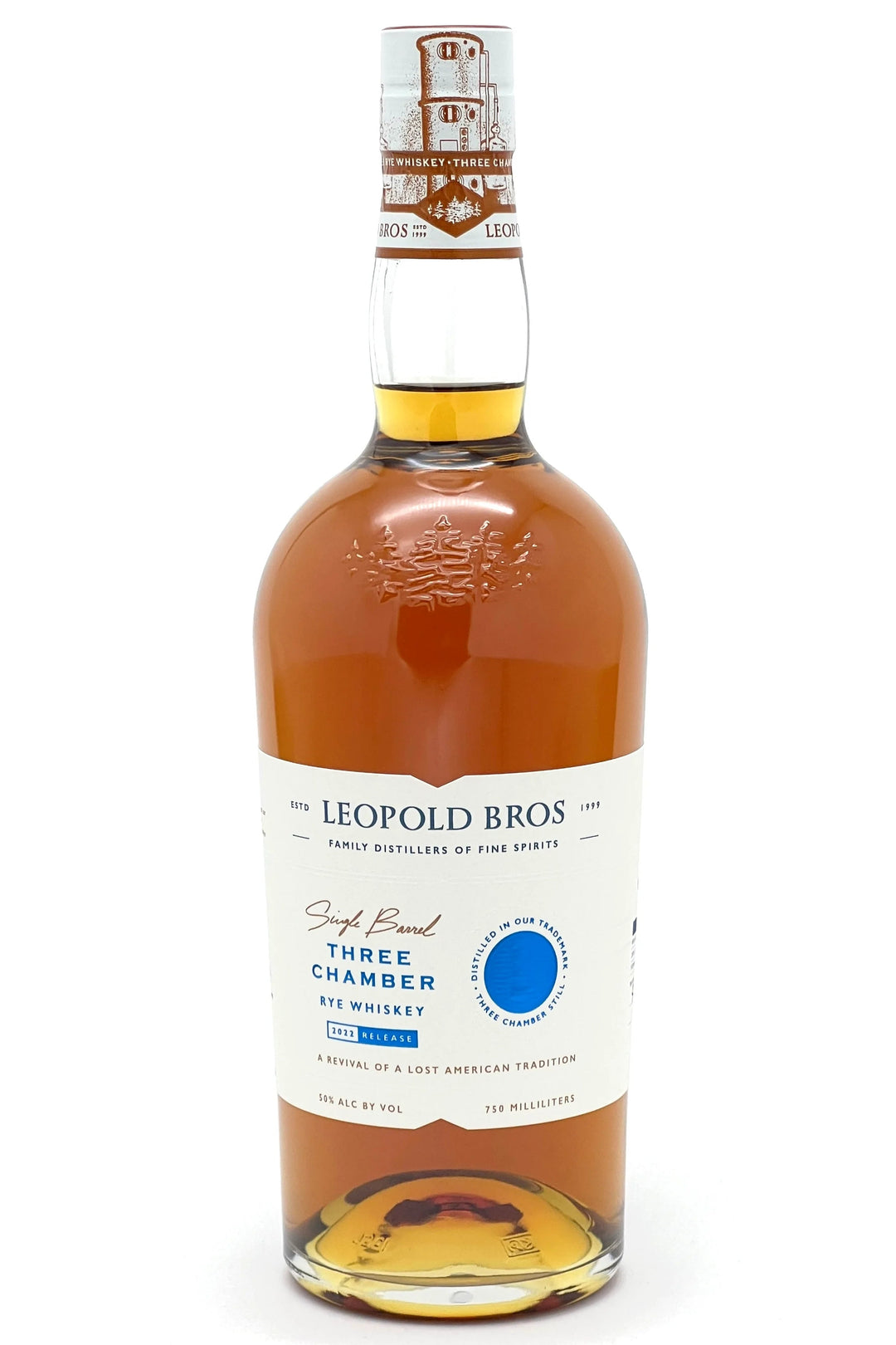 Leopold Bros Three Chamber Rye 2022 Release Rye Whiskey Leopold Bros 