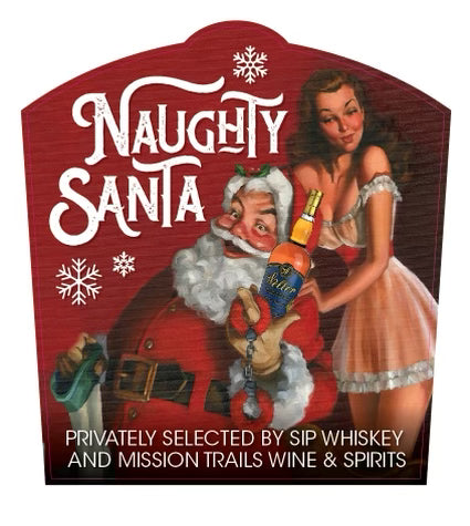 Weller Full Proof "Naughty Santa" Sip Whiskey Private Selection
