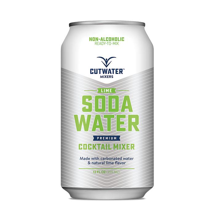 Cutwater Spirits Lime Soda Water Mixer (4 Pack – 12 Ounce Cans) Canned Cocktails Cutwater Spirits 