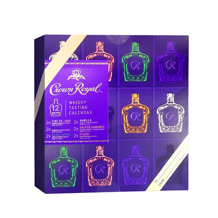 Crown Royal Tasting Calendar Whiskey Bourbon Whiskey Crown Royal 