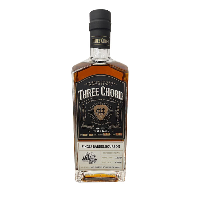 Three Chord "SDBB" Cask Strength Single Barrel Bourbon Whiskey Three Chord 